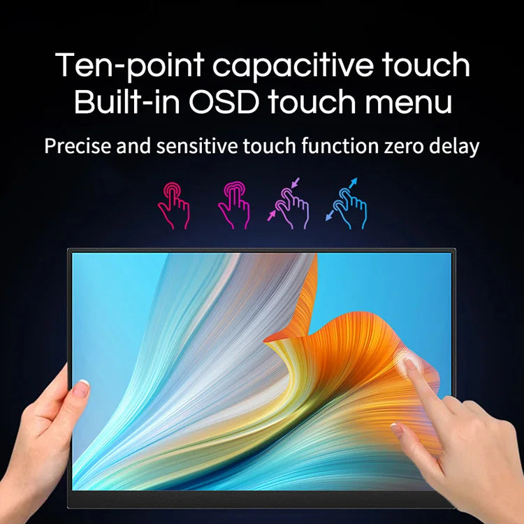 Monitor portátil para juegos de 14" – 60 Hz FHD USB-C/HDMI