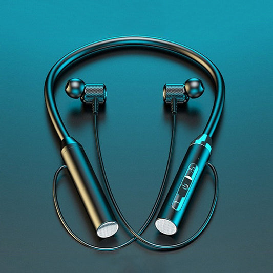 Auriculares deportivos inalámbricos resistentes al agua con banda para el cuello – Auriculares intrauditivos TWS