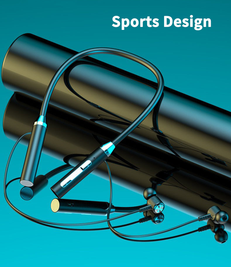 Auriculares deportivos inalámbricos resistentes al agua con banda para el cuello – Auriculares intrauditivos TWS